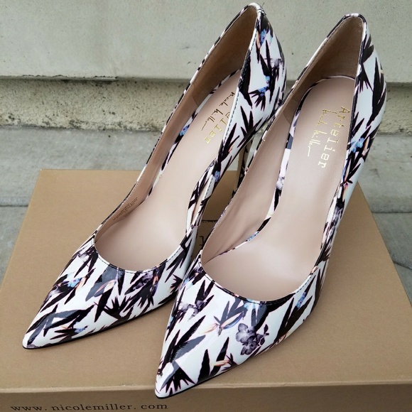 Gorgeous Nicole Miller Colorful Leather Stilletos - Picture 5 of 7